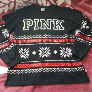 PINK Bling holiday top!